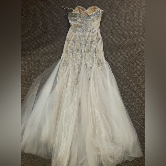 Light Pink & Ivory Gown - Picture 7 of 8